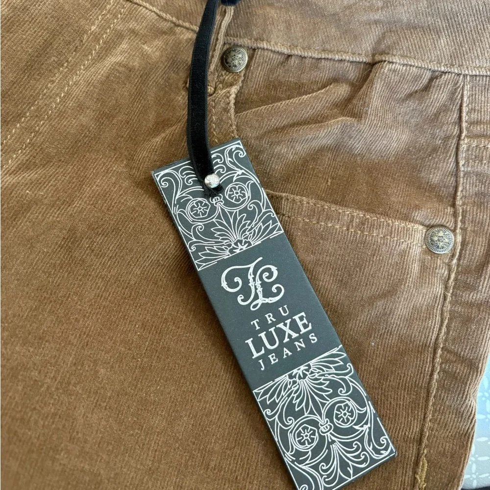 Tru Luxe Brown Corduroy Pants - Picture 9 of 13